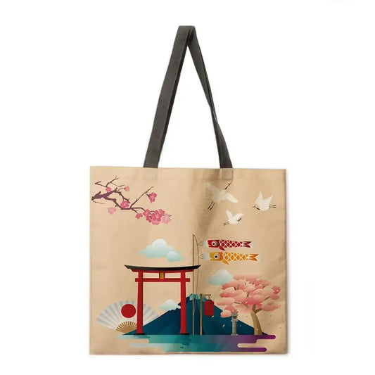 Japanese Spring Tote Bag