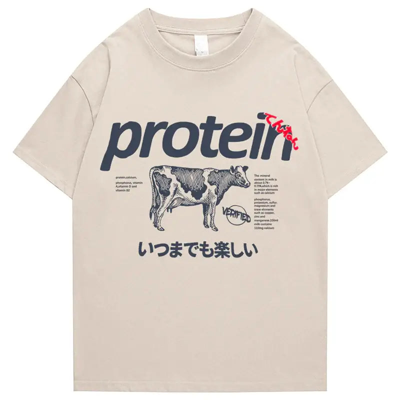 Protein Retro Cow T-Shirt