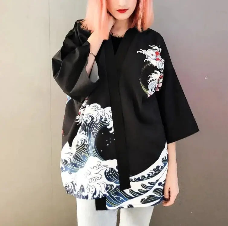 Blue Dragon Women’s Kimono Jacket